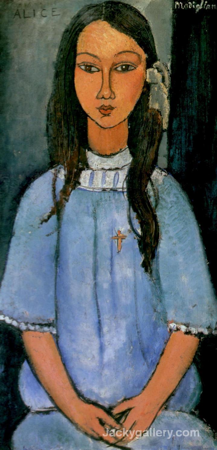 Alice by Amedeo Modigliani paintings reproduction